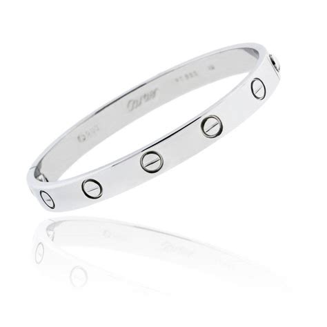 silver cartier love bracelet replica uk|authenticate cartier love bracelet.